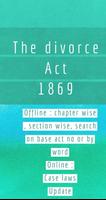 THE DIVORCE ACT,1869 poster