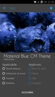 پوستر Material Blue CM Theme