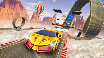 Impossible Mega Ramp Gt racing Car Stunt 3d Games capture d'écran 1