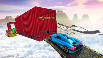 Impossible Mega Ramp Gt racing Car Stunt 3d Games capture d'écran 2