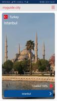 Istanbul map offline guide tourist navigation Affiche