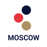 Moscow map offline guide أيقونة