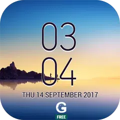 Digi Clock Widget Galaxy Note8 APK download