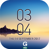 Digi Clock Widget Galaxy Note8 icon