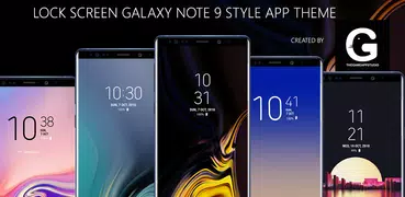 Note 9 LockScreen S9 - Galaxy Note 9 Lock Screen