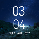 Digital Clock Galaxy S8 Plus APK