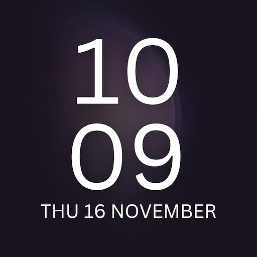 Clock Widget Galaxy s23 Ultra