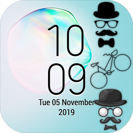 AMOLED Digital Clock Widget | 