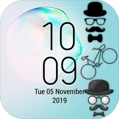 AMOLED Digital Clock Widget |
