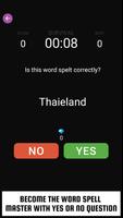 Word Spell Game : Yes or No ? Ekran Görüntüsü 1