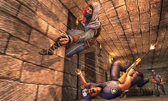 Superhero Ninja Prison Escape اسکرین شاٹ 1