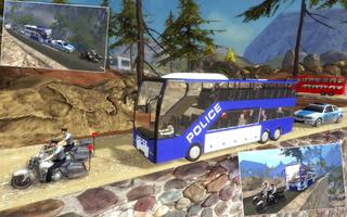 Offroad Police Bus Prisoner Transport الملصق