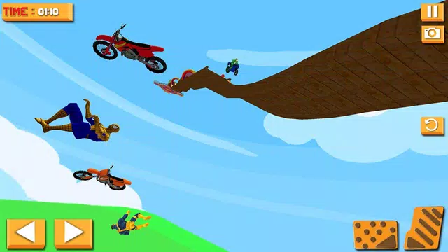 Screenshot 15 for Superhero Furious Drive: Motorcycle Racing