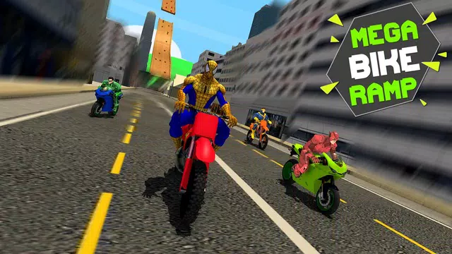 Screenshot 13 for Superhero Furious Drive: Motorcycle Racing