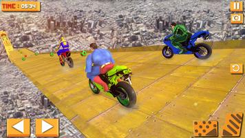 Superhero Furious Drive: Motorcycle Racing تصوير الشاشة 1