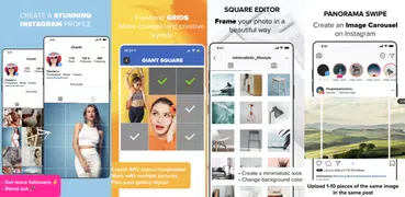 Giant Square para Instagram (Grids e SquareFit)