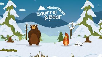 Squirrel & Bär - Wintersause Affiche