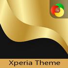Gold & Black | Xperia™ Theme + आइकन