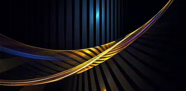 Golden lines | Xperia™ Theme
