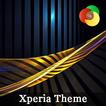 Golden lines | Xperia™ Theme
