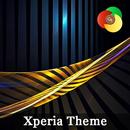 Golden lines | Xperia™ Theme APK