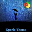Girl in the neon rain | Xperia