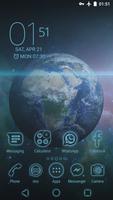 Earth in the galaxy| Xperia™Th Affiche