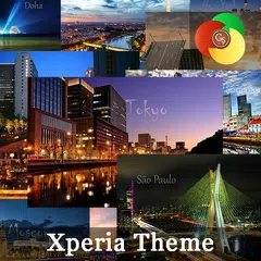 Скачать Xperia™ Тема | 24 cities -кажд APK