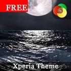 sea in the dark Xperia Theme, Live Wallpapers FREE ícone