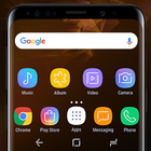 آیکون‌ Galaxy S9 orange