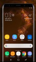 Galaxy S9 orange Affiche