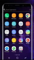 Galaxy S9 purple Theme imagem de tela 3