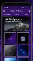Galaxy S9 purple Theme ảnh chụp màn hình 1