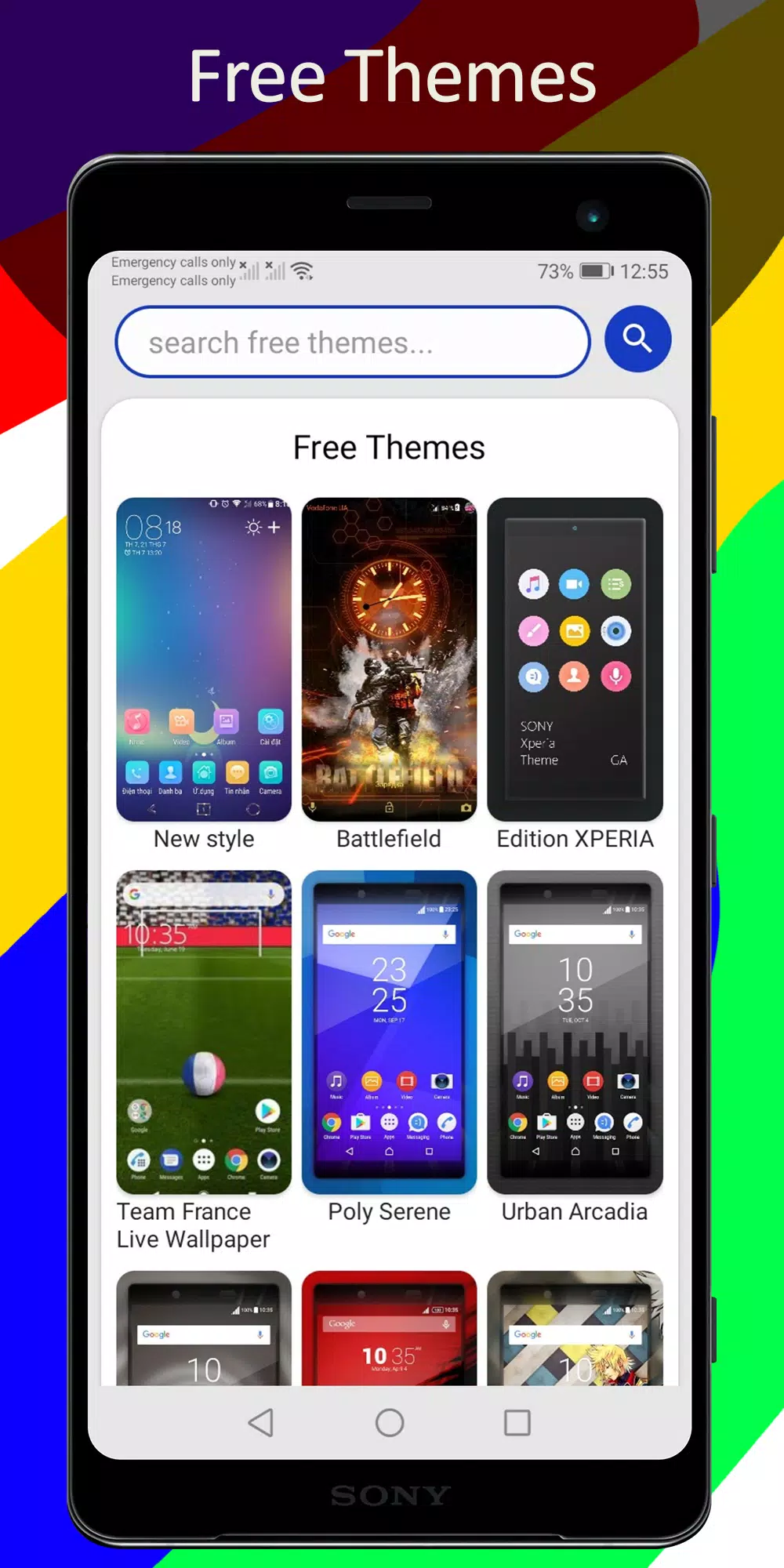 Android İndirme için Xperia Themes APK