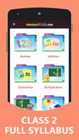Class 2 Math Complete Syllabus Poster