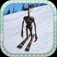 Siren Head - Snow Ski Affiche