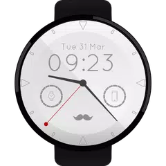 download Mustache Watch Face APK
