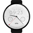 Mustache Watch Face ikon