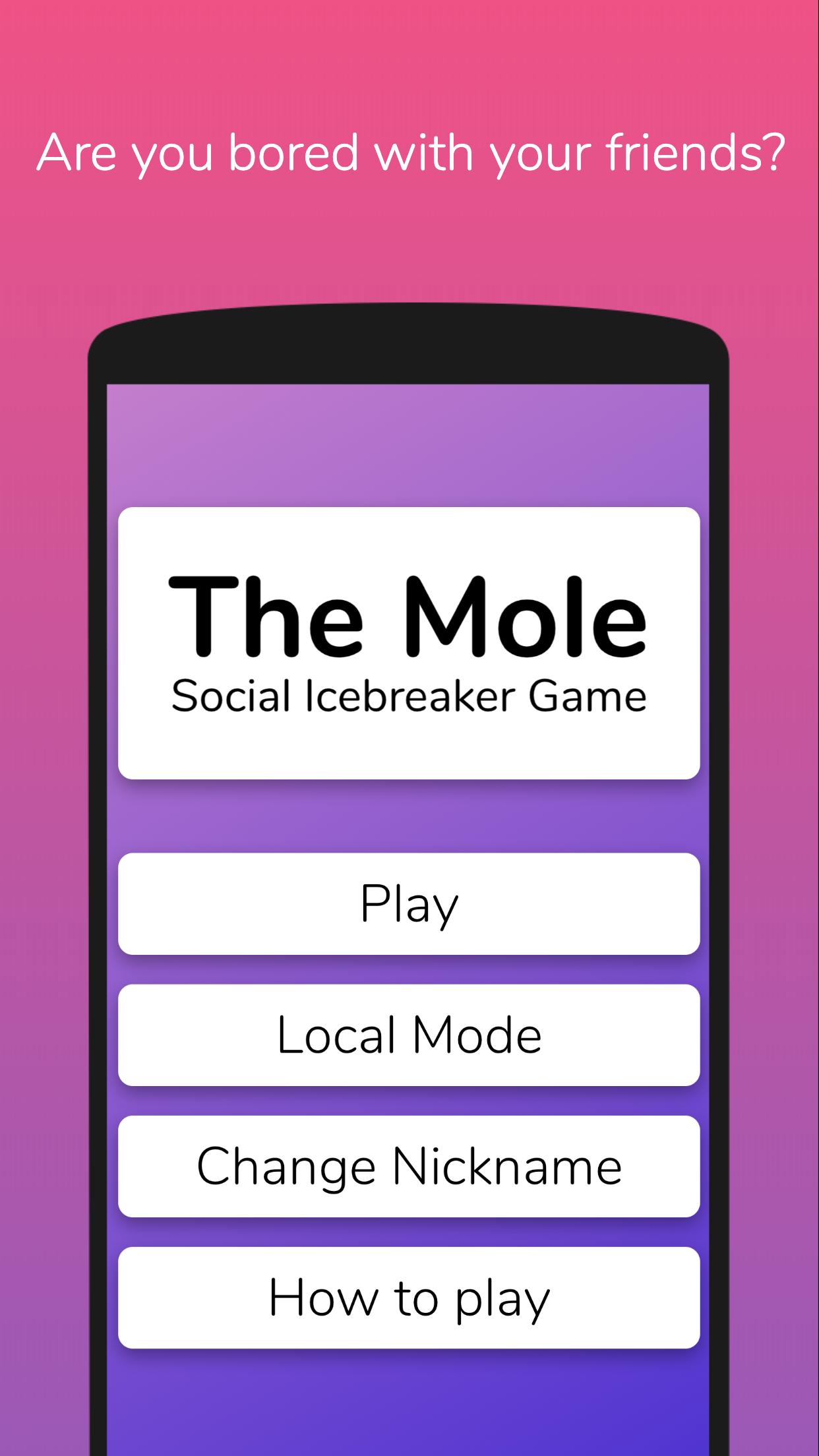 The Mole Social Icebreaker Game For Android Apk Download - code icebreaker roblox 2020