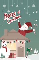 Christmas Santa Wallpaper plakat