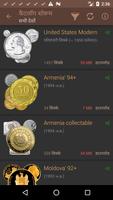 विश्व के सिक्कों: यूरो, कनाडा, पोस्टर