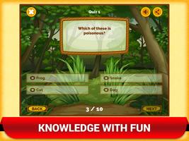 Juegos De Zoo Animales Quiz Poster