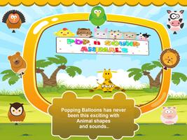 Balloons Animal Sounds Popping 截图 2