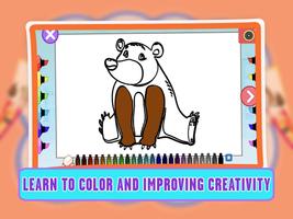 Learning Animal Coloring Games الملصق