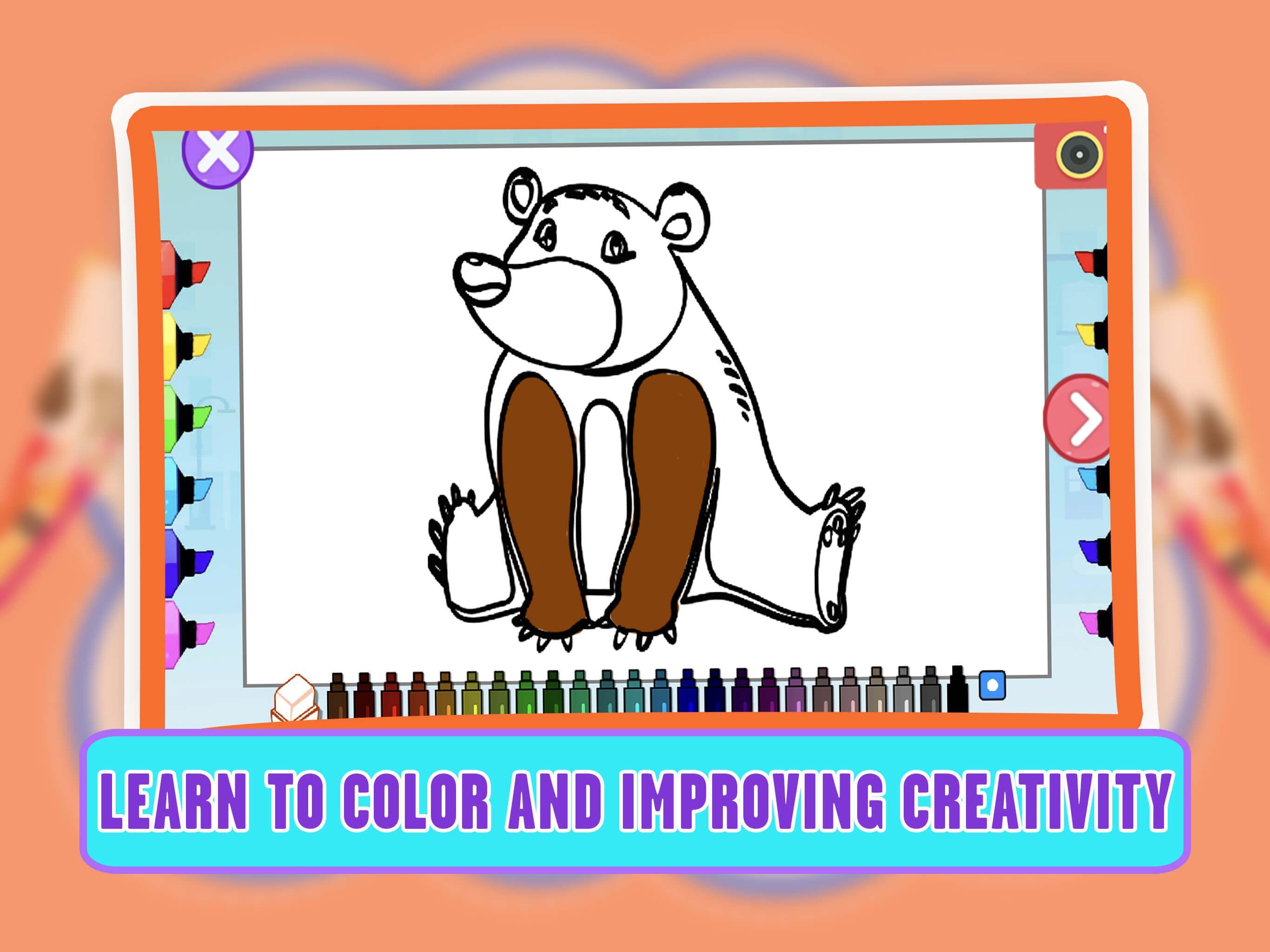 Learning Animal Coloring Games安卓下载，安卓版APK   免费下载