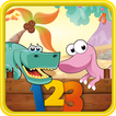 123 Compter Dino Chiffres Jeux