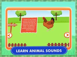 Learn Farm Animals Kids Games تصوير الشاشة 1