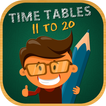 Tablas De Multiplicar 11 al 20