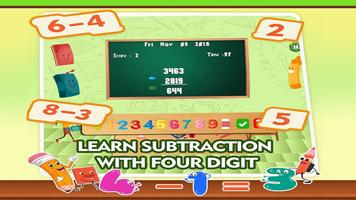 Aprender Subtraction Juegos captura de pantalla 1