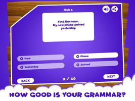 English Grammar Noun Quiz Game الملصق